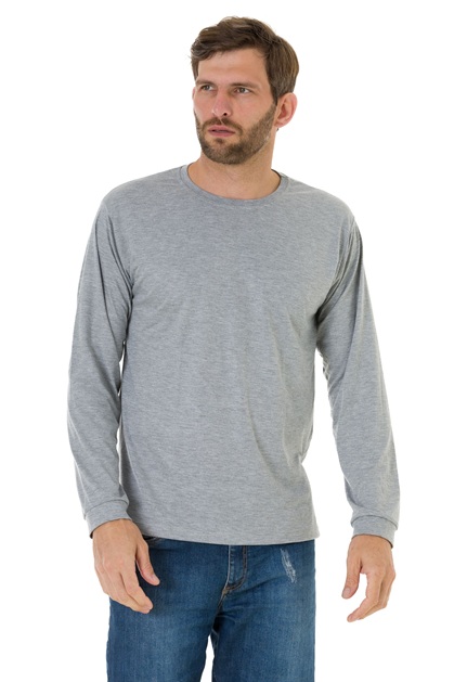 Camiseta 30/1 PV Anti-Pilling Manga Longa